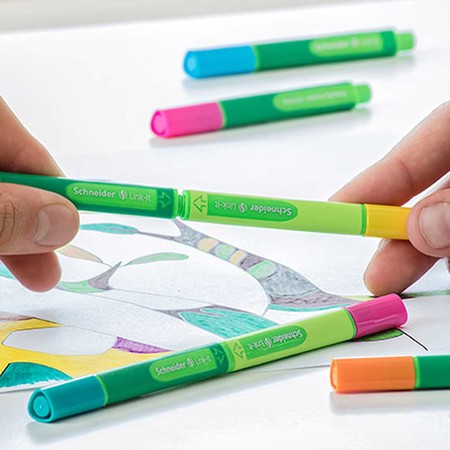 Schneider Link-It Fineliner - silver-grey - 0.4 mm
