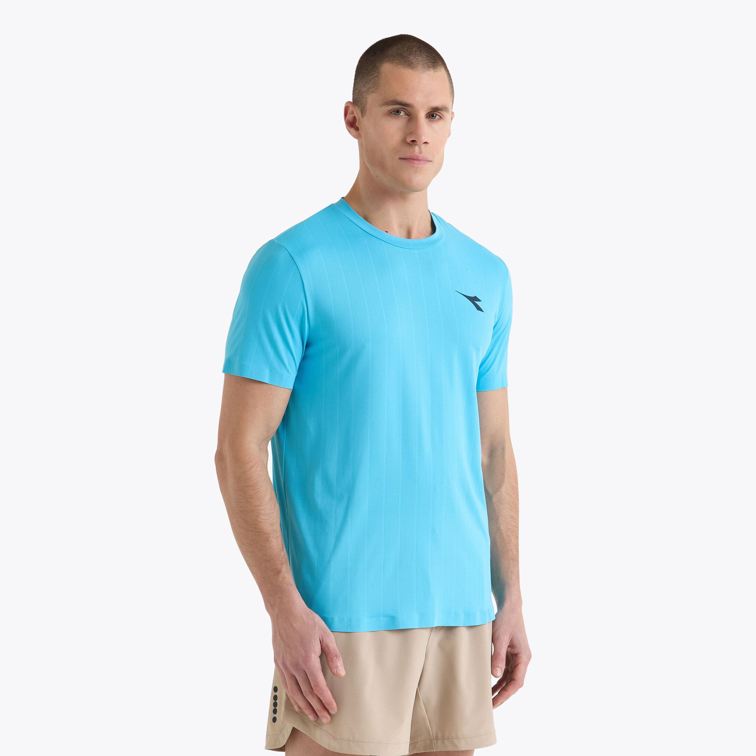 Diadora Icon T-shirt Hommes - Bleu Clair