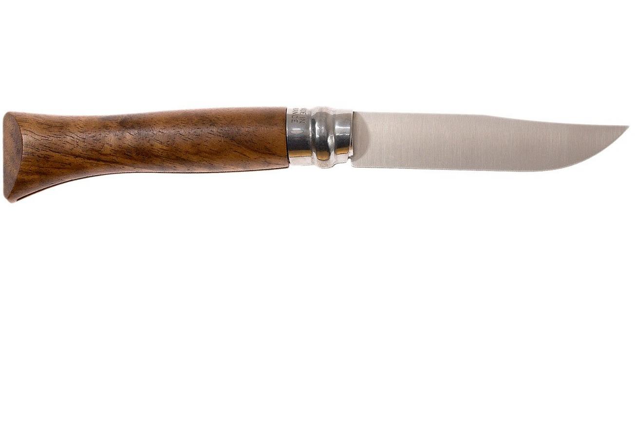 Opinel zakmes No. 6 Luxury Range, RVS, walnoothout