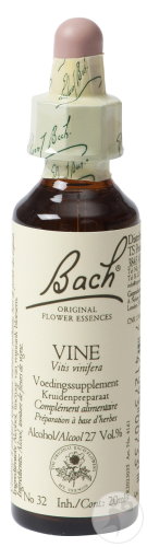 Fleurs De Bach Remedie 32 Vine/Vigne 20ml