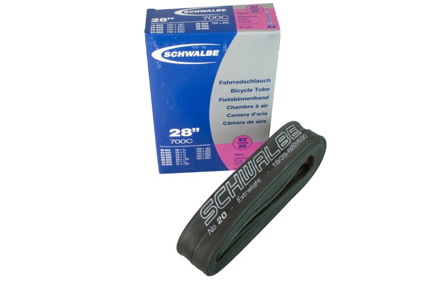 Schwalbe racerslange 700 x 18-25C 80 mm. letvægt