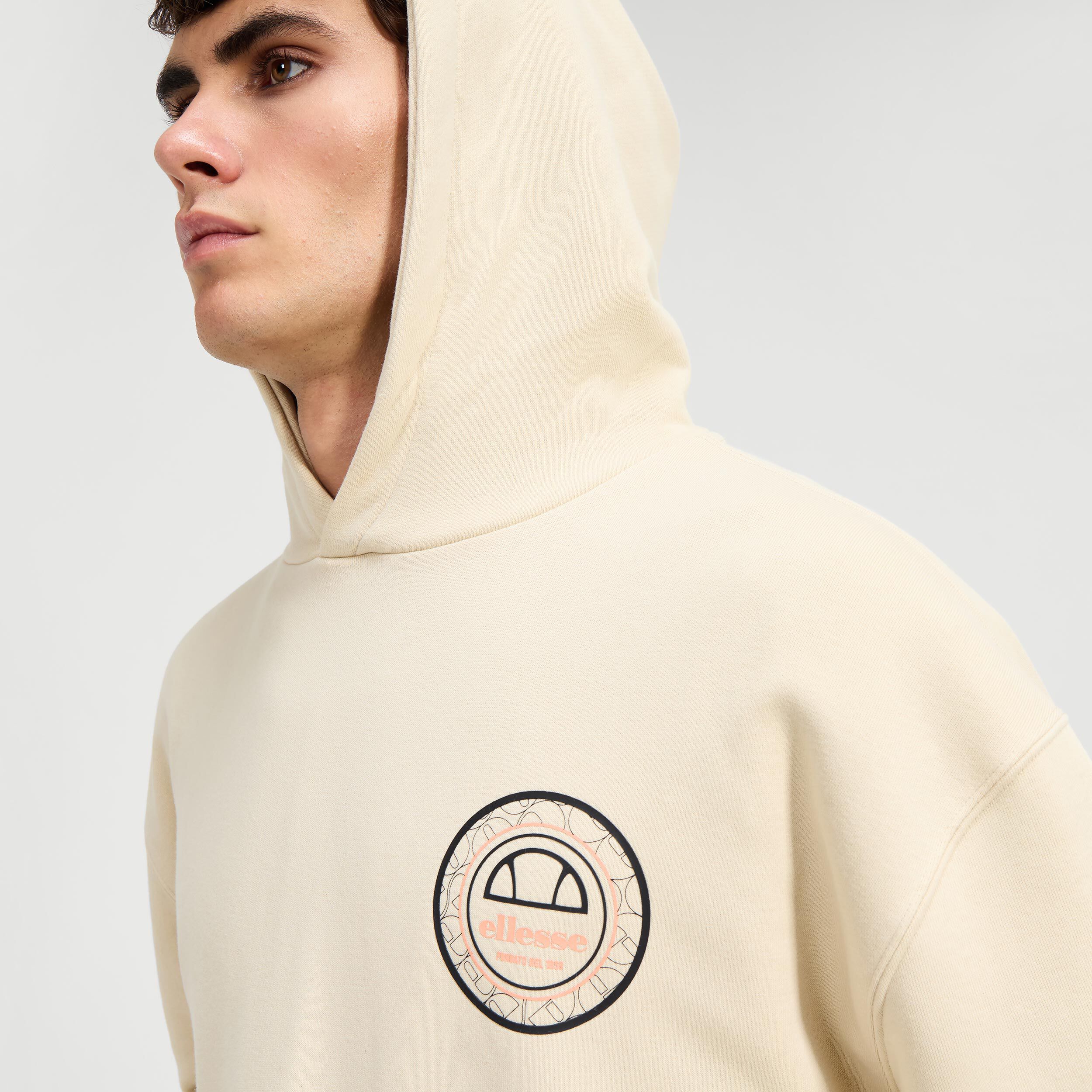 Ellesse Levante Sweat À Capuche Hommes - Beige