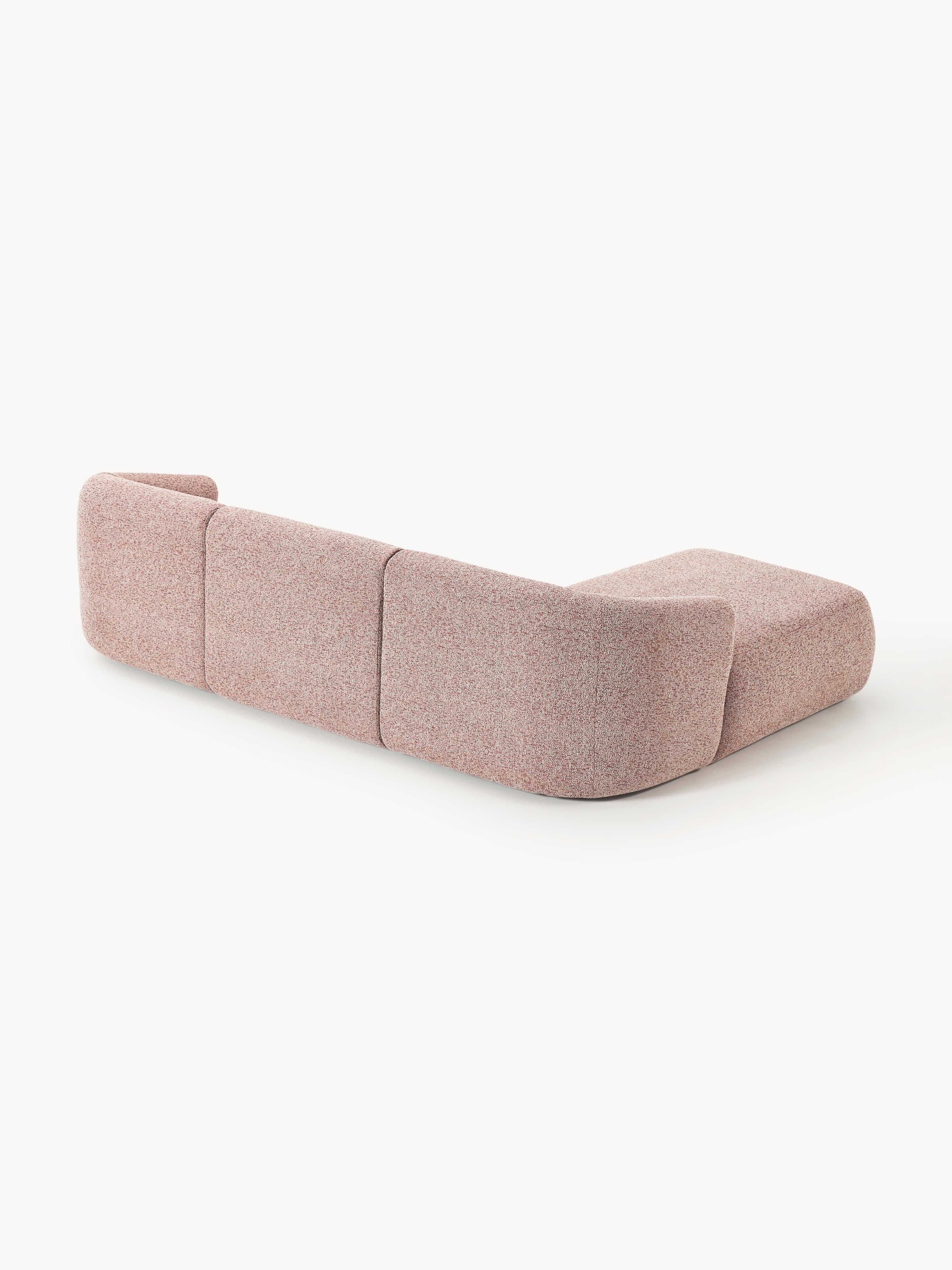 Modulaire bouclé hoekbank Sofia (3-zits)