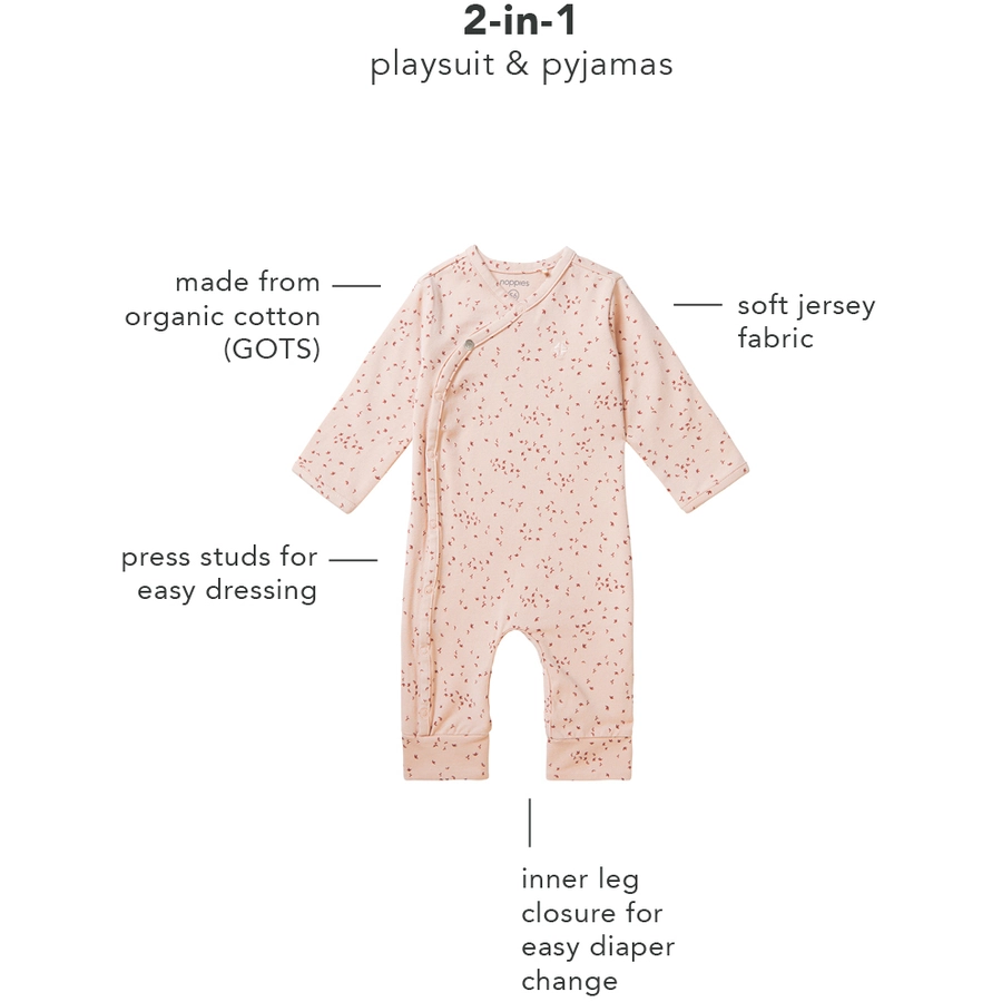 Noppies Strampler Nuuk Rose Smoke