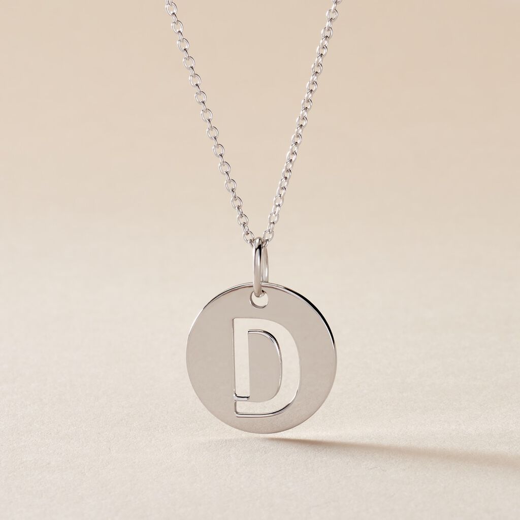 Pendentif Elio D Argent Blanc