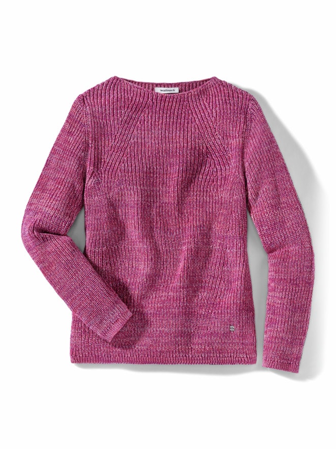 Baumwoll-Pullover Farbenspiel