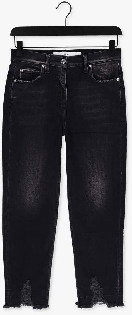 IRO zwarte iro straight leg jeans redon