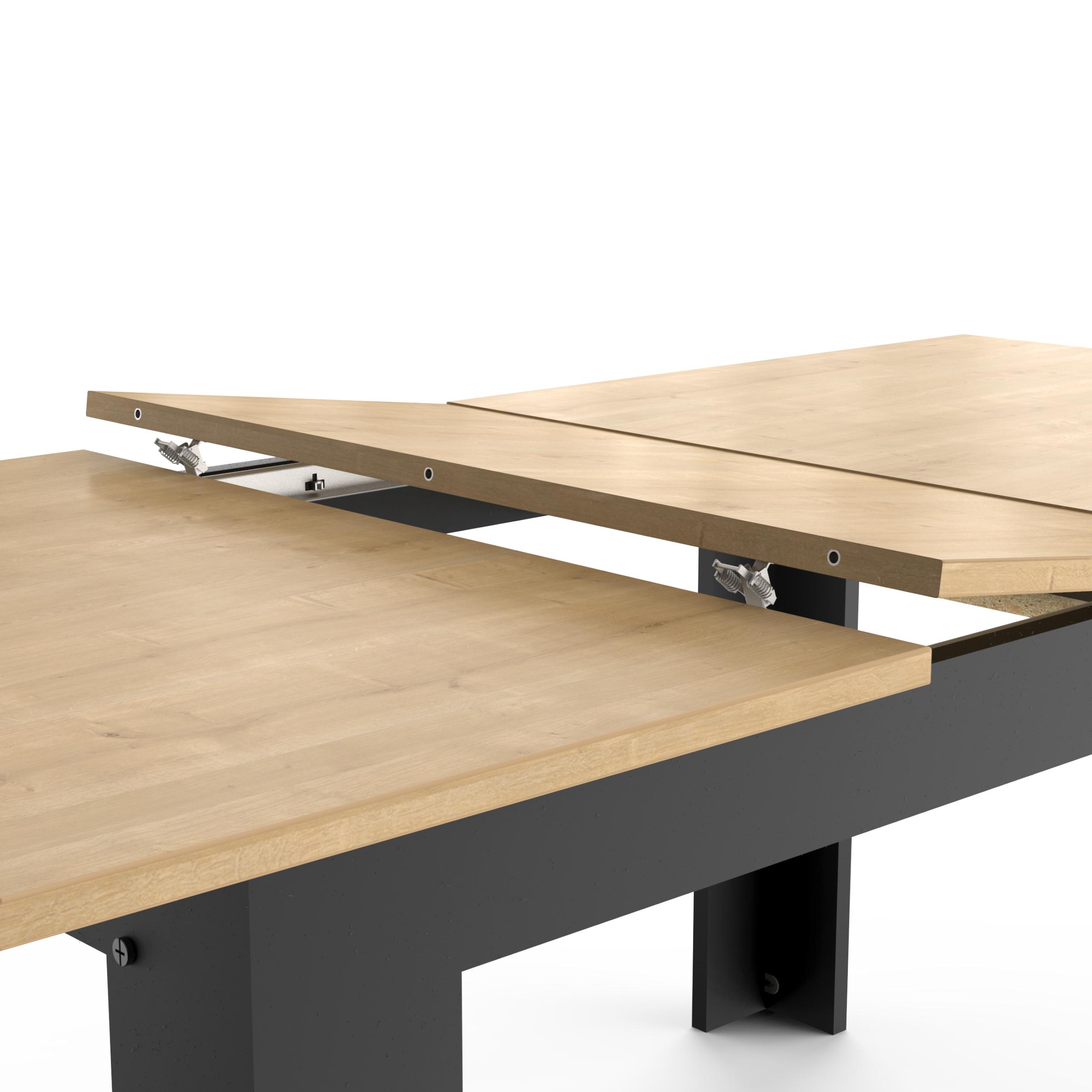 CRAFT TABLE 160-200X90CM AVEC ALLONGE