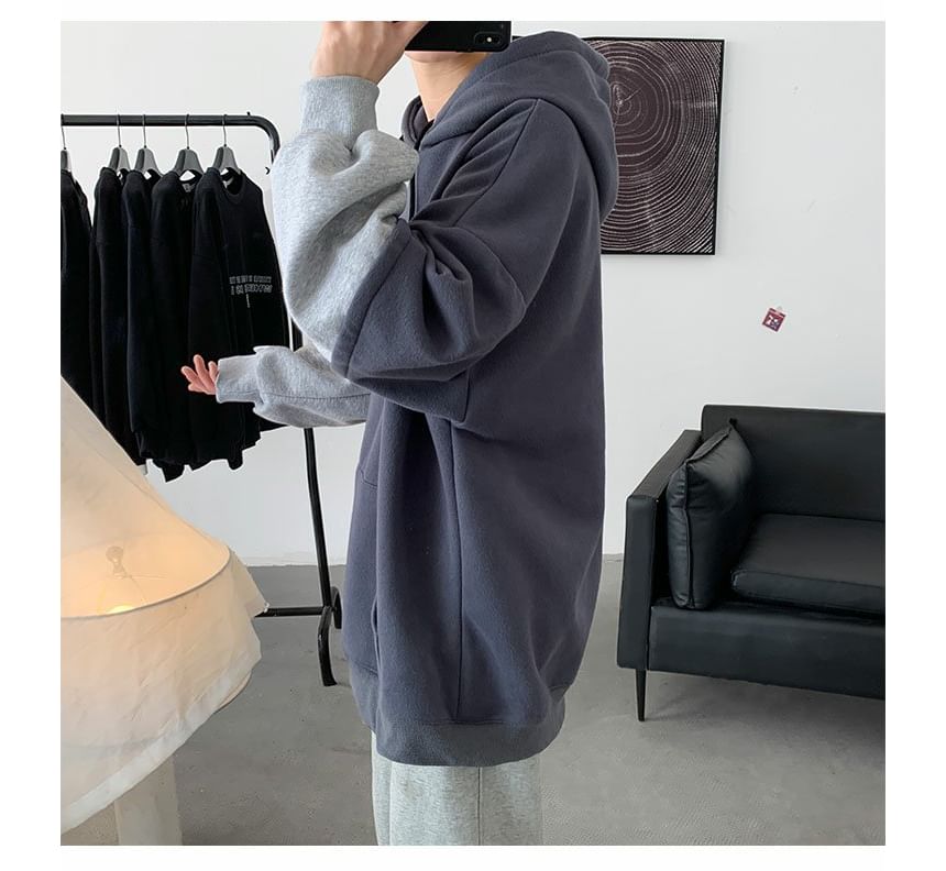 Bay Go Mall - Tweekleurige losse hoodie