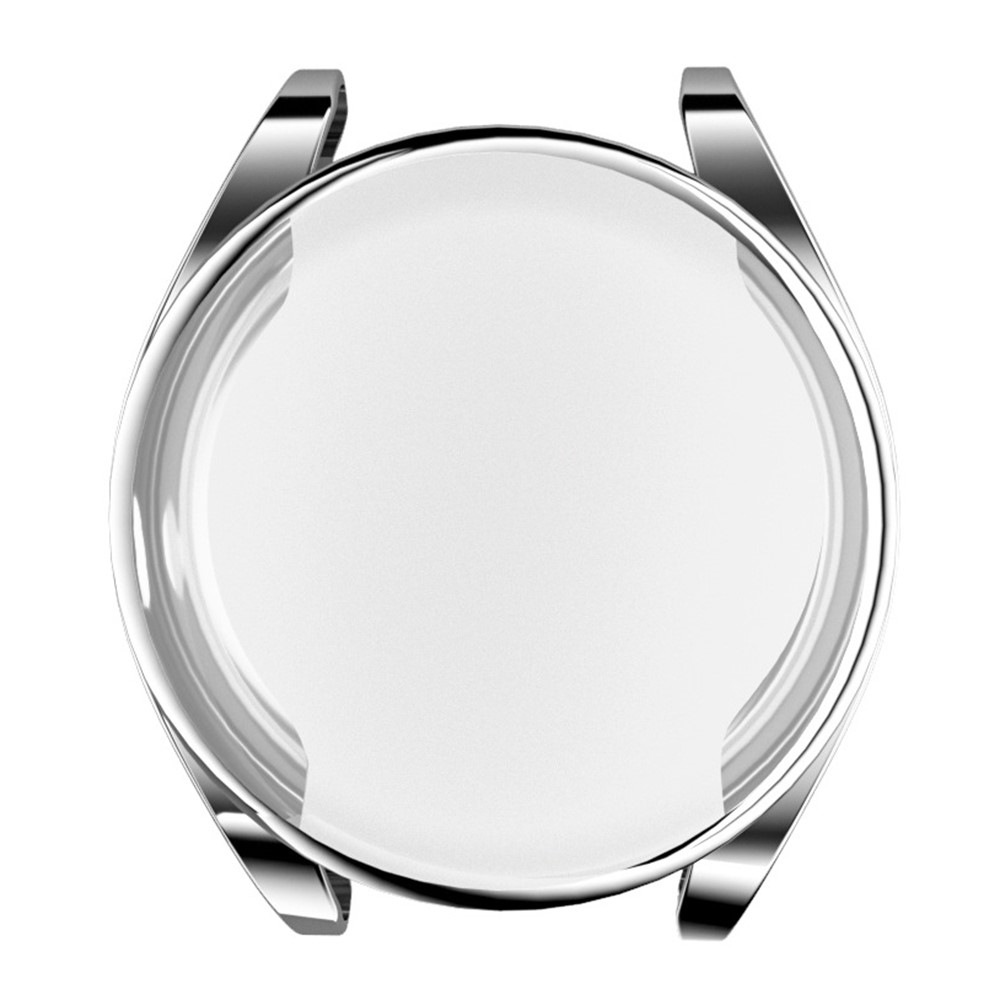 Huawei Watch Buds Gummi Hülle Bumper   Displayschutz - Silber
