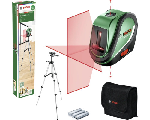 Bosch UniversalLevel 2 kruislijnlaser (set) inclusief statief