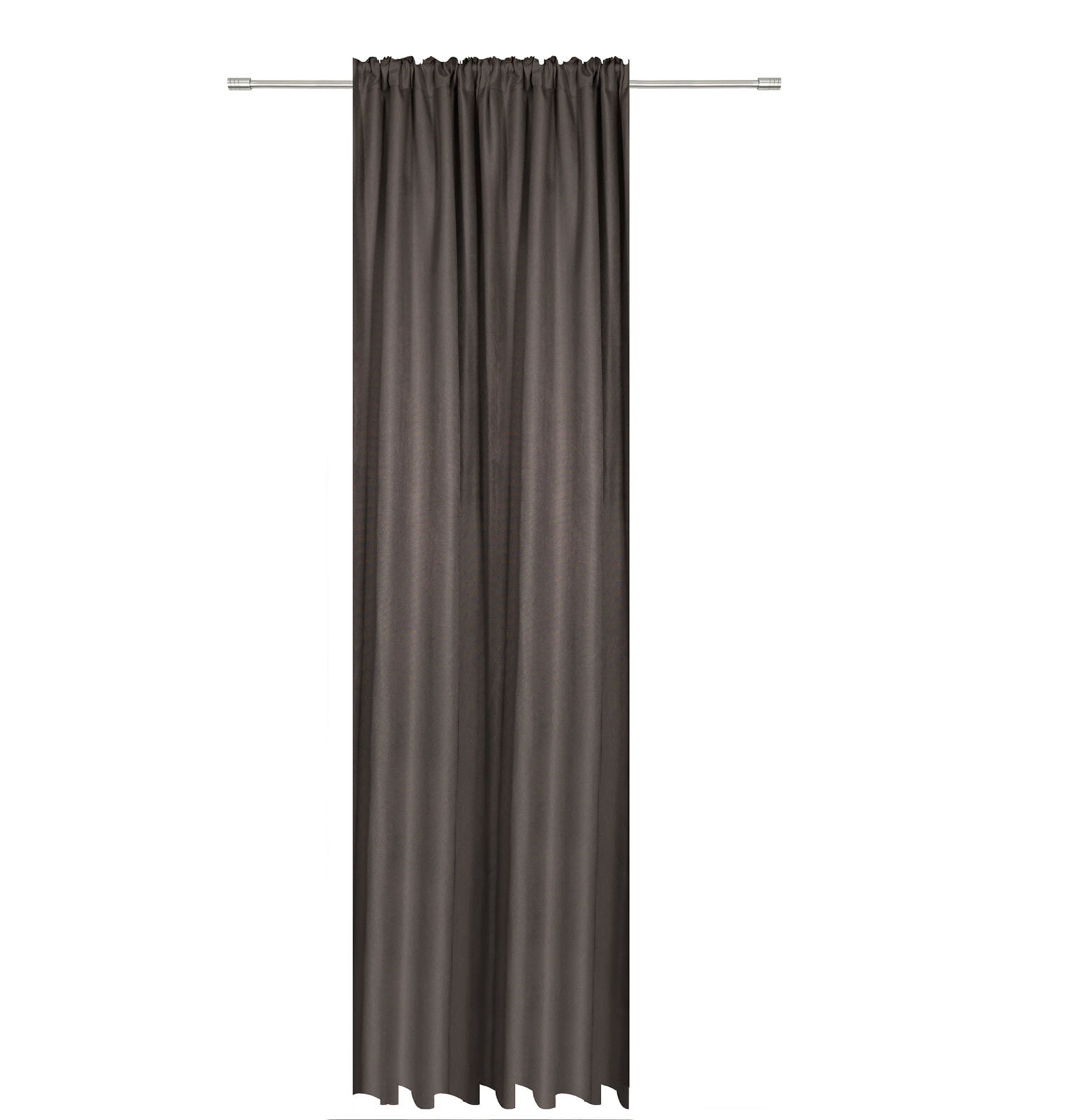 my deco Schlaufenvorhang BALANCE 135 x 300 cm grau