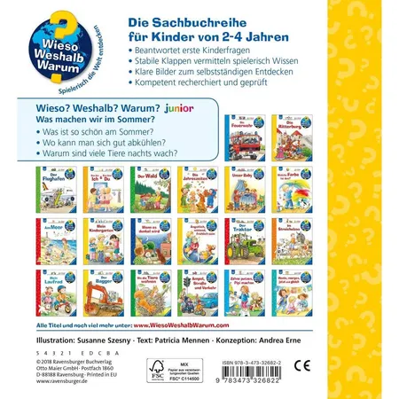 Ravensburger Wieso? Weshalb? Warum? Band 60: Was machen wir im Sommer?
