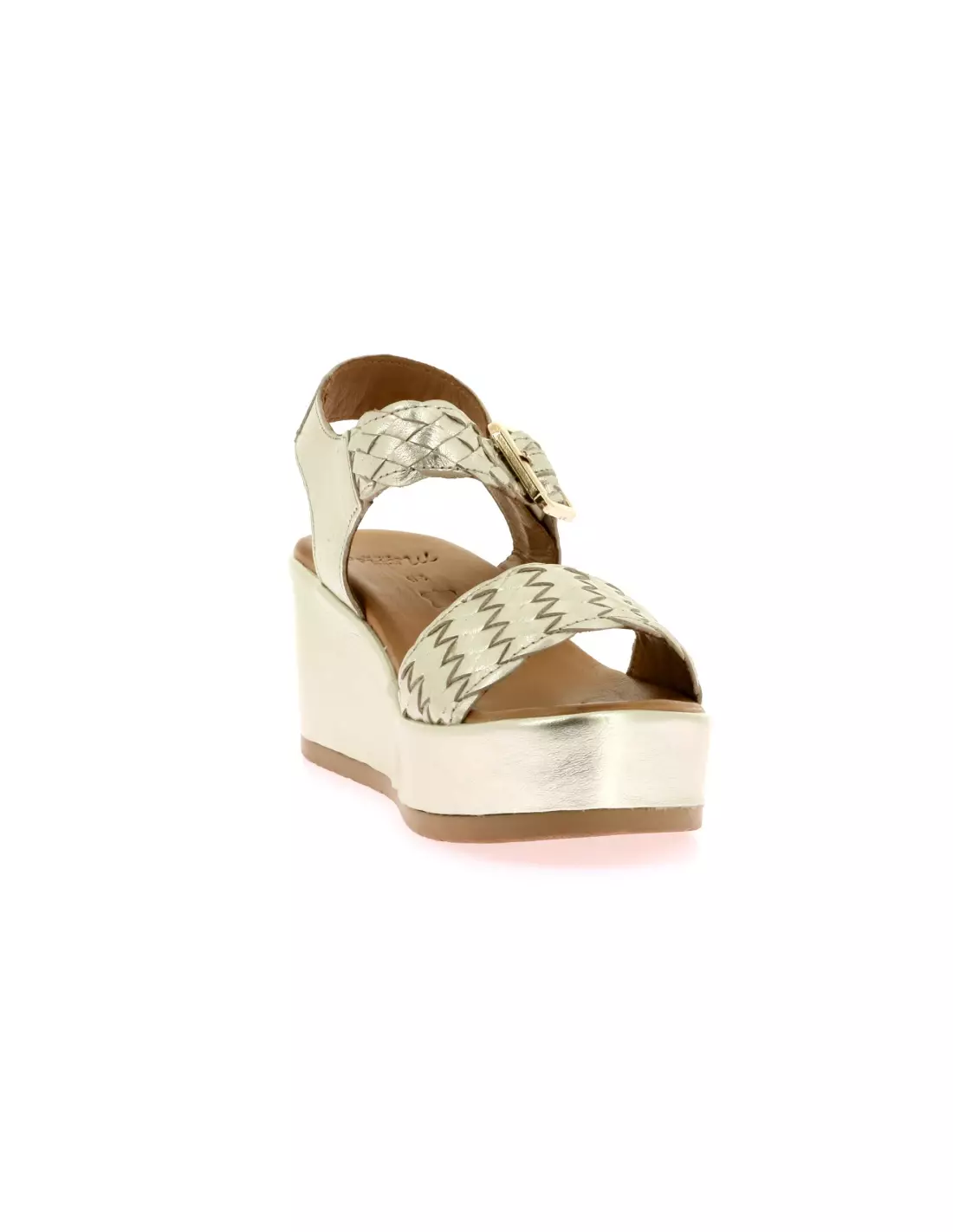 MAISON MANSA FACING - Sandales & nu-pieds Platine