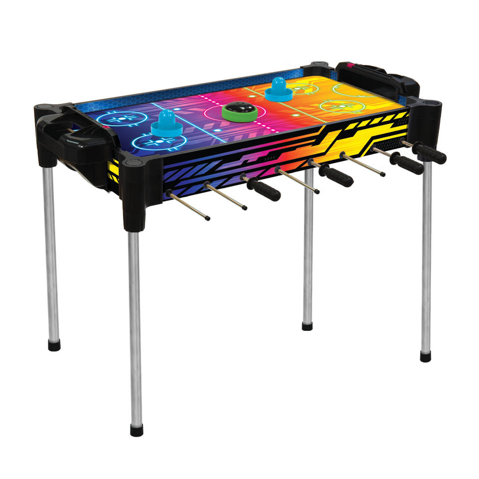 Arcade 2-in-1 voetbal en airhockeytafel