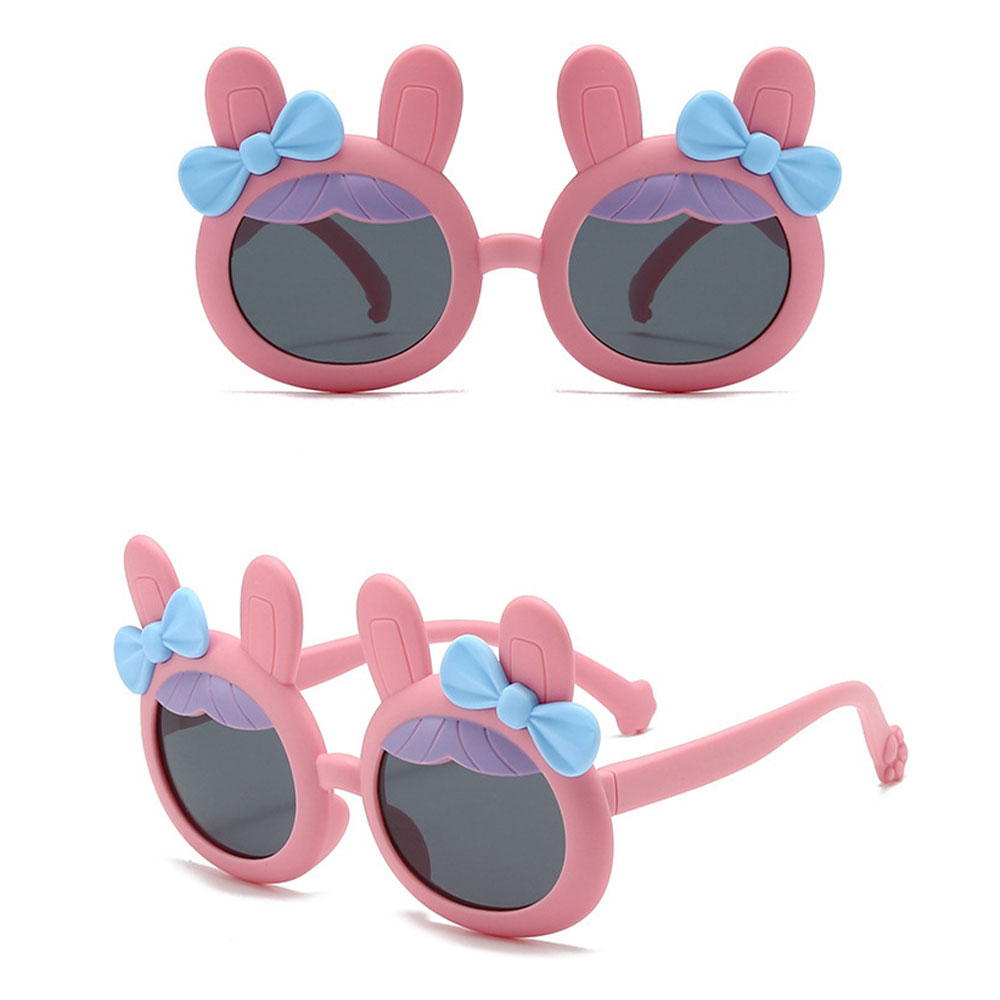 Photo Booth Oster Brille Party Fotorequisite Sonnenbrille Accessoires Dekoration für lustige Bilder - Süsses Häschen (Pink)