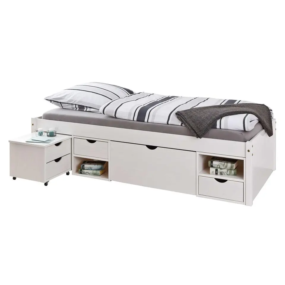Kajuitbed Xavier 90x200 cm - white wash