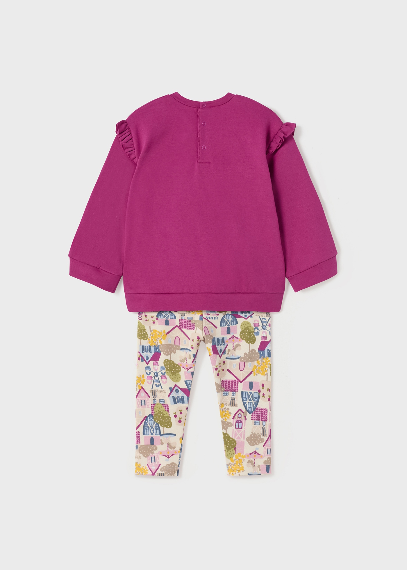 Conjunto de duas peças estampadas para bebê da Better Cotton