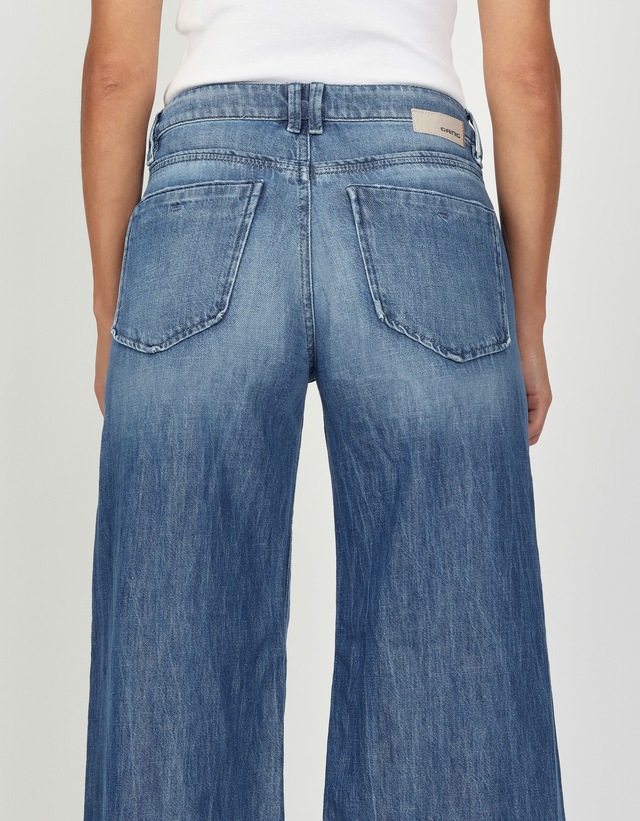 GANG Weite Jeans »94MONA«, mit weitem Bein und offenen Saumabschluss