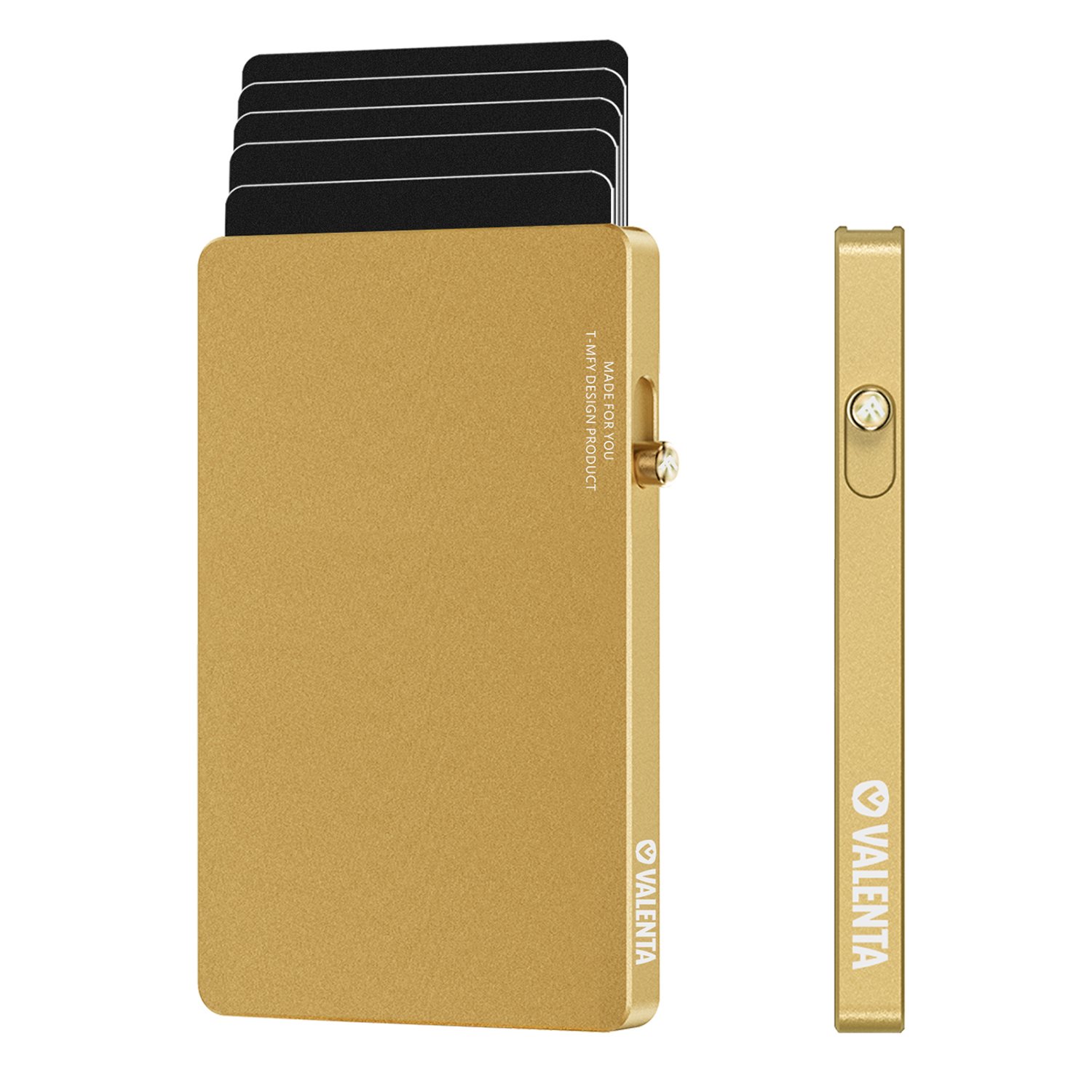Valenta Cardprotector Aluminium Magsafe gold