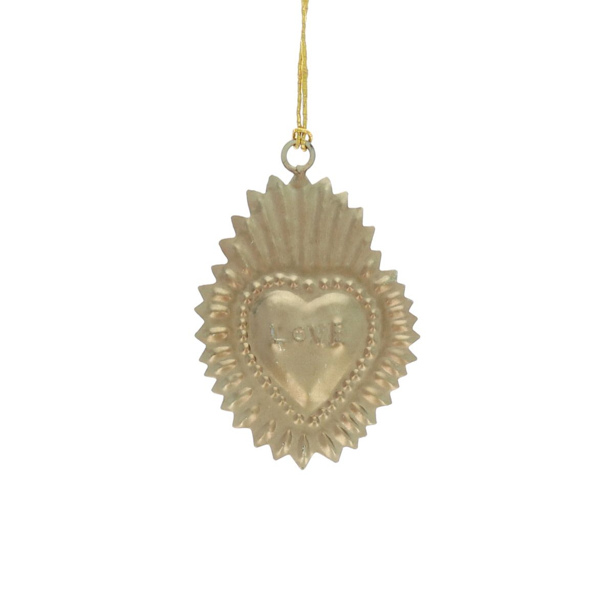 Coeur laiton S Atelier jasmin
