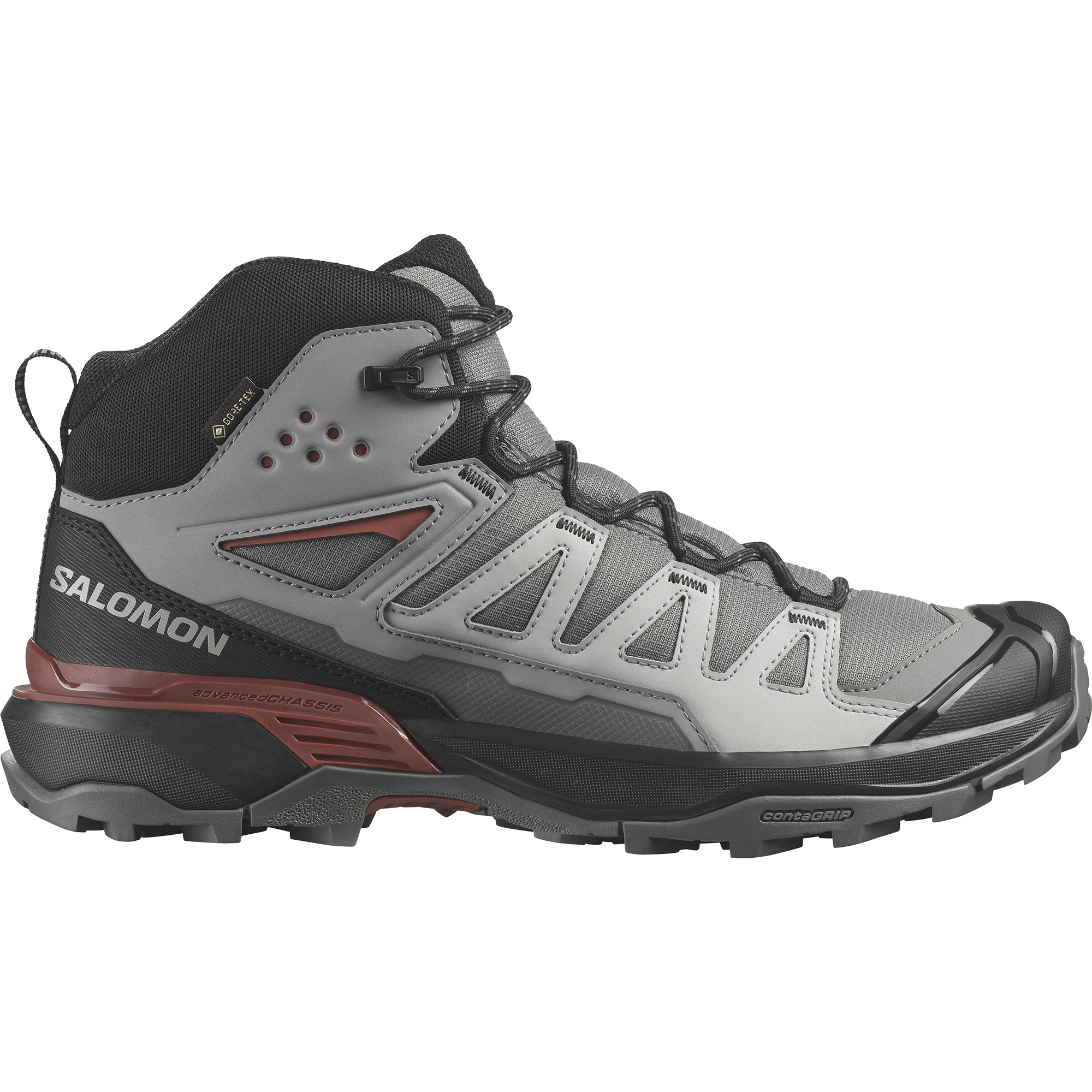 X Ultra 360 Mid GTX Herre Pewter/Black/Burnt Henna