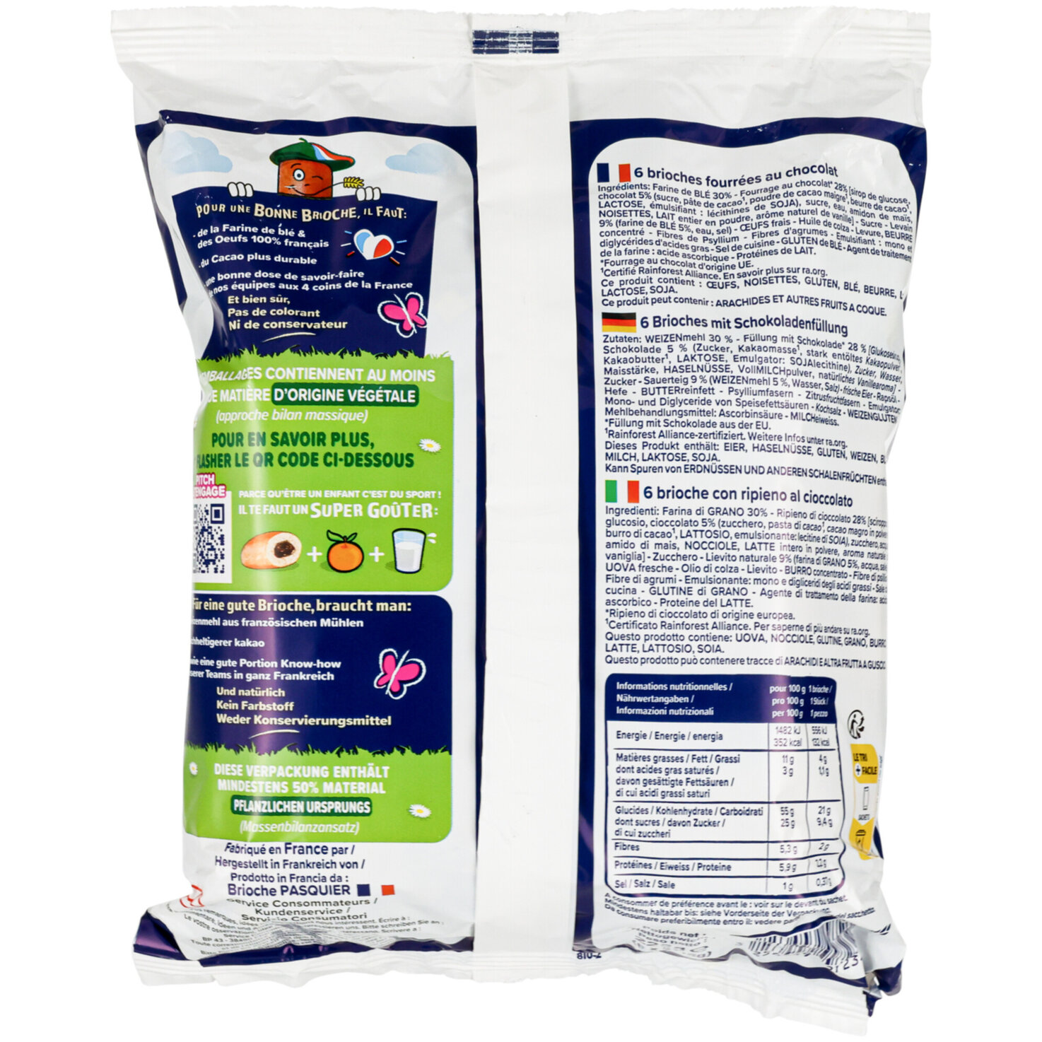 Pasquier Pitch choco 6 Stück