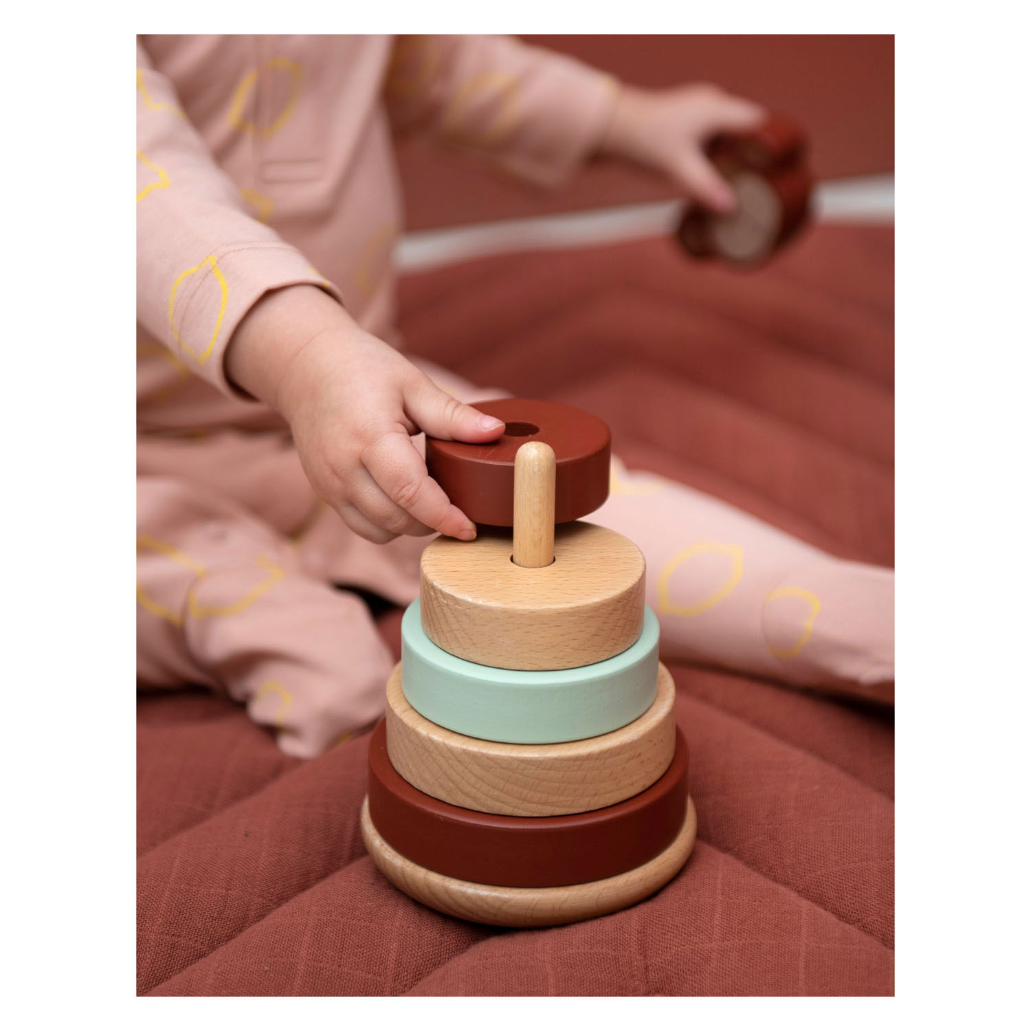 Trixie Houten Stapelspeelgoed - Mr. Monkey, 7dlg.