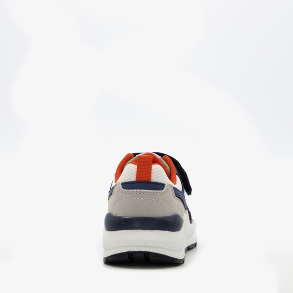 Blue Box jongens sneakers met oranje hiellus