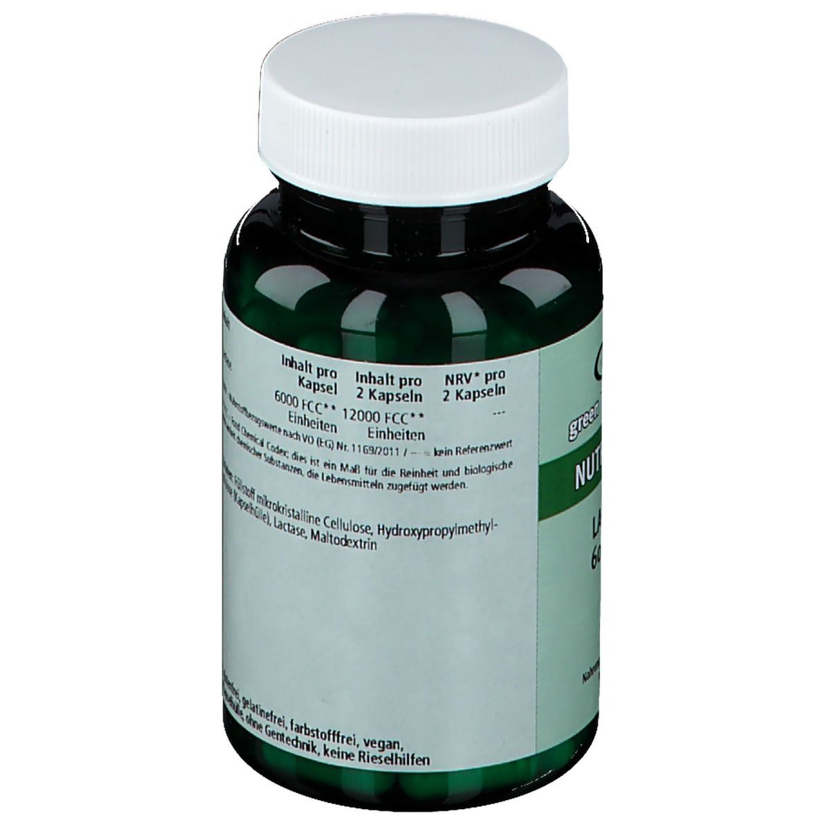 green line NUTRITHEKE Laktase 6.000 FCC