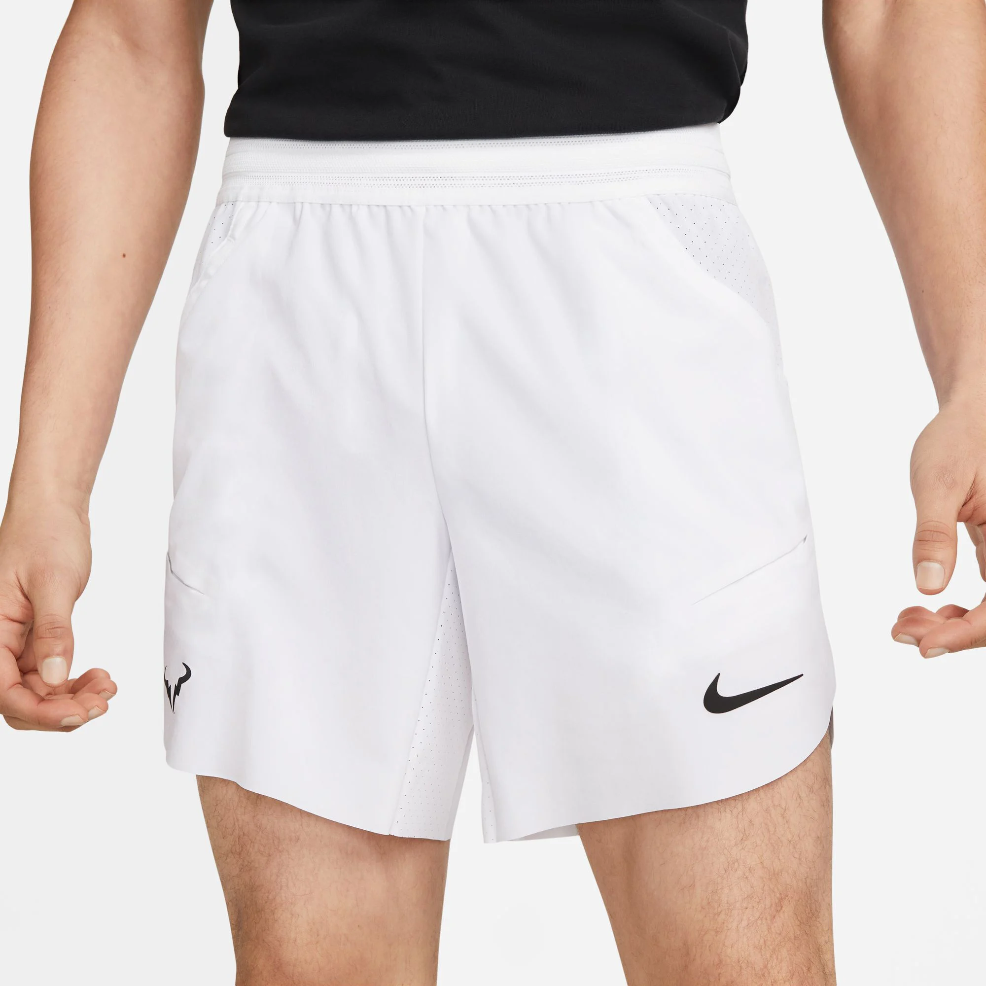 Nike Dri-Fit RAFA MNK 7in Shorts Hommes - Blanc