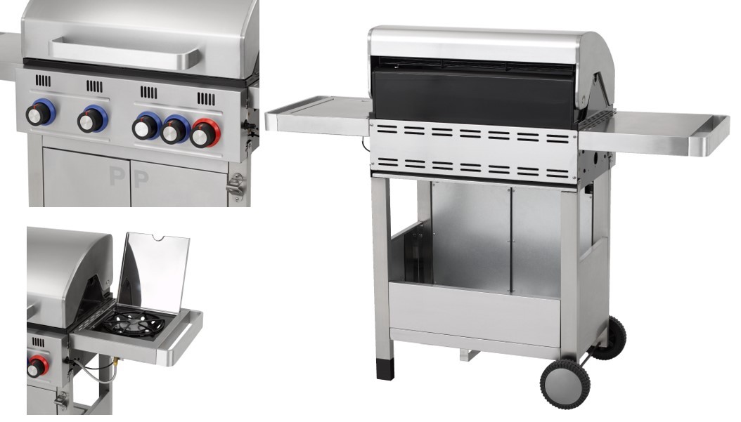 TEPRO Gasgrill WELLINGTON 4 - Edelstahl - 3188