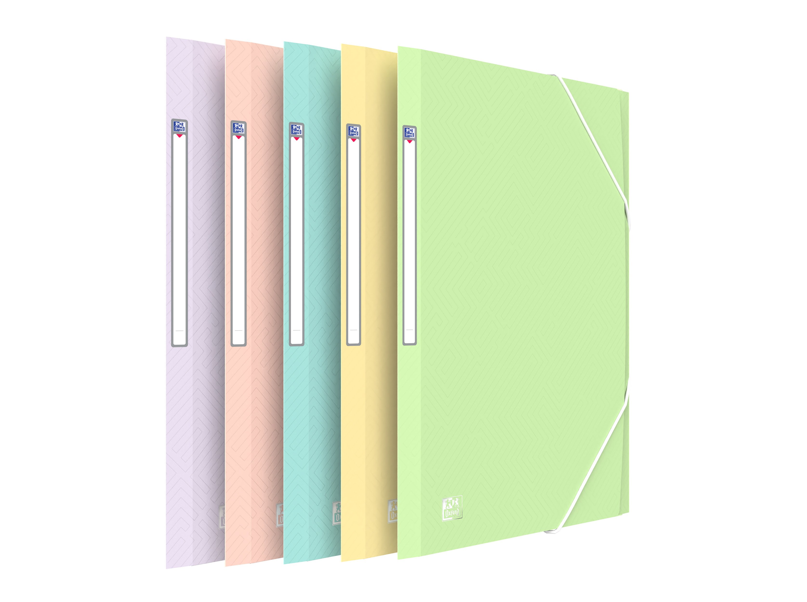 CAPA DE ELÁSTICOS A4 URBAN OXFORD PASTEL CORES SORTIDAS