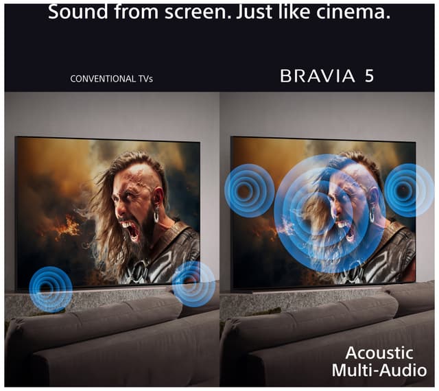 Sony 75” Bravia 5 4K Mini-LED smart TV (2025)