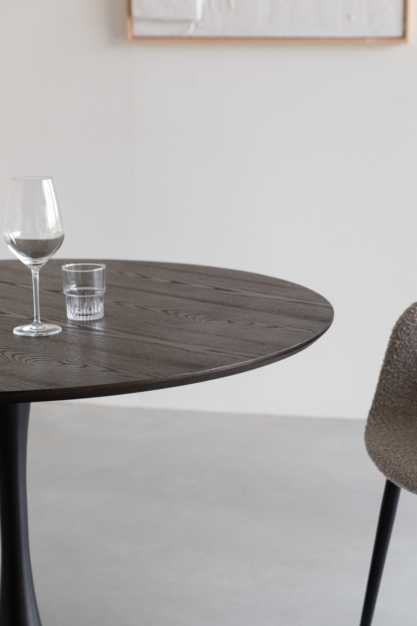 Eettafel RAKU bruin zwart