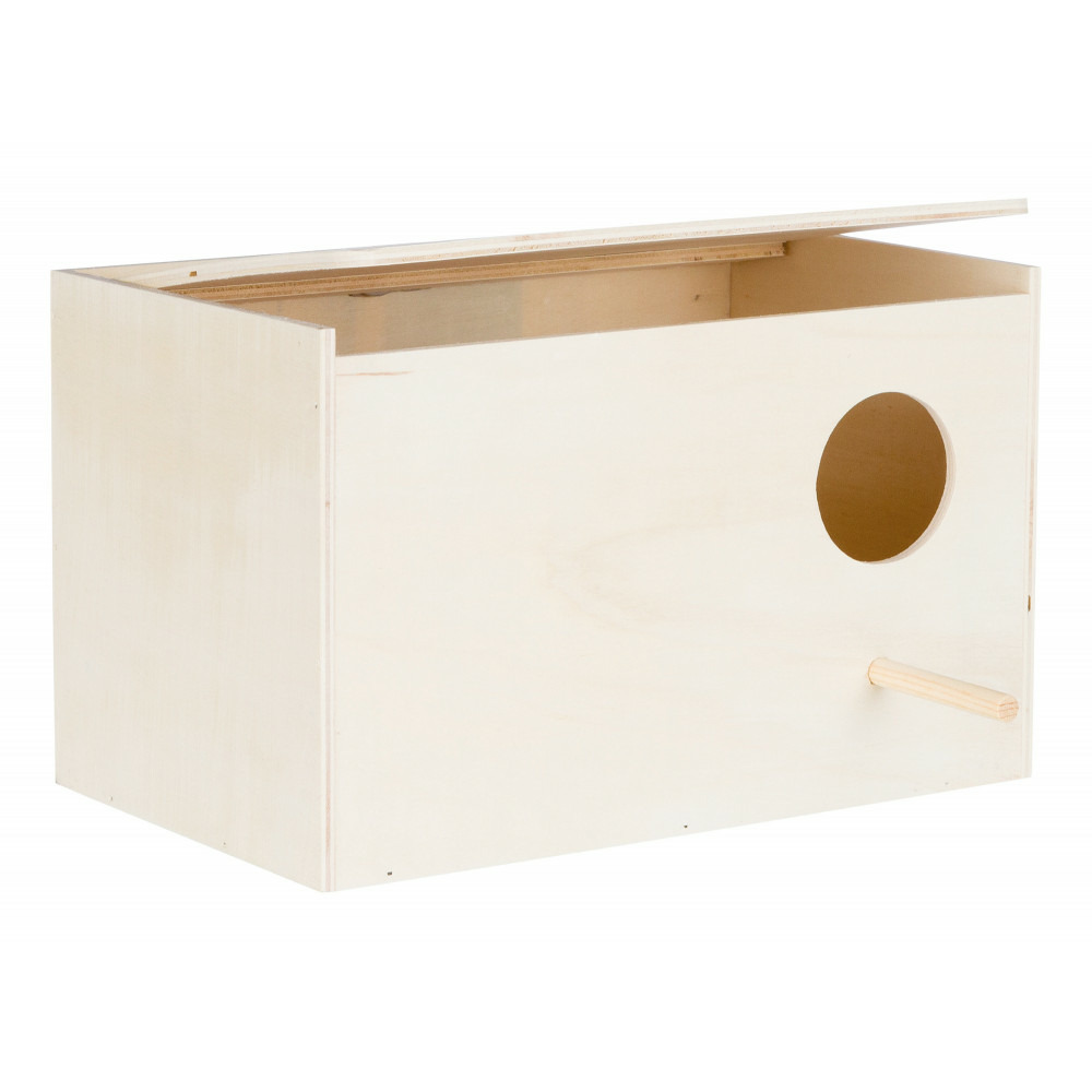 Nichoir pour oiseaux, 30 x 20 x 20 cm - ø 6 cm.