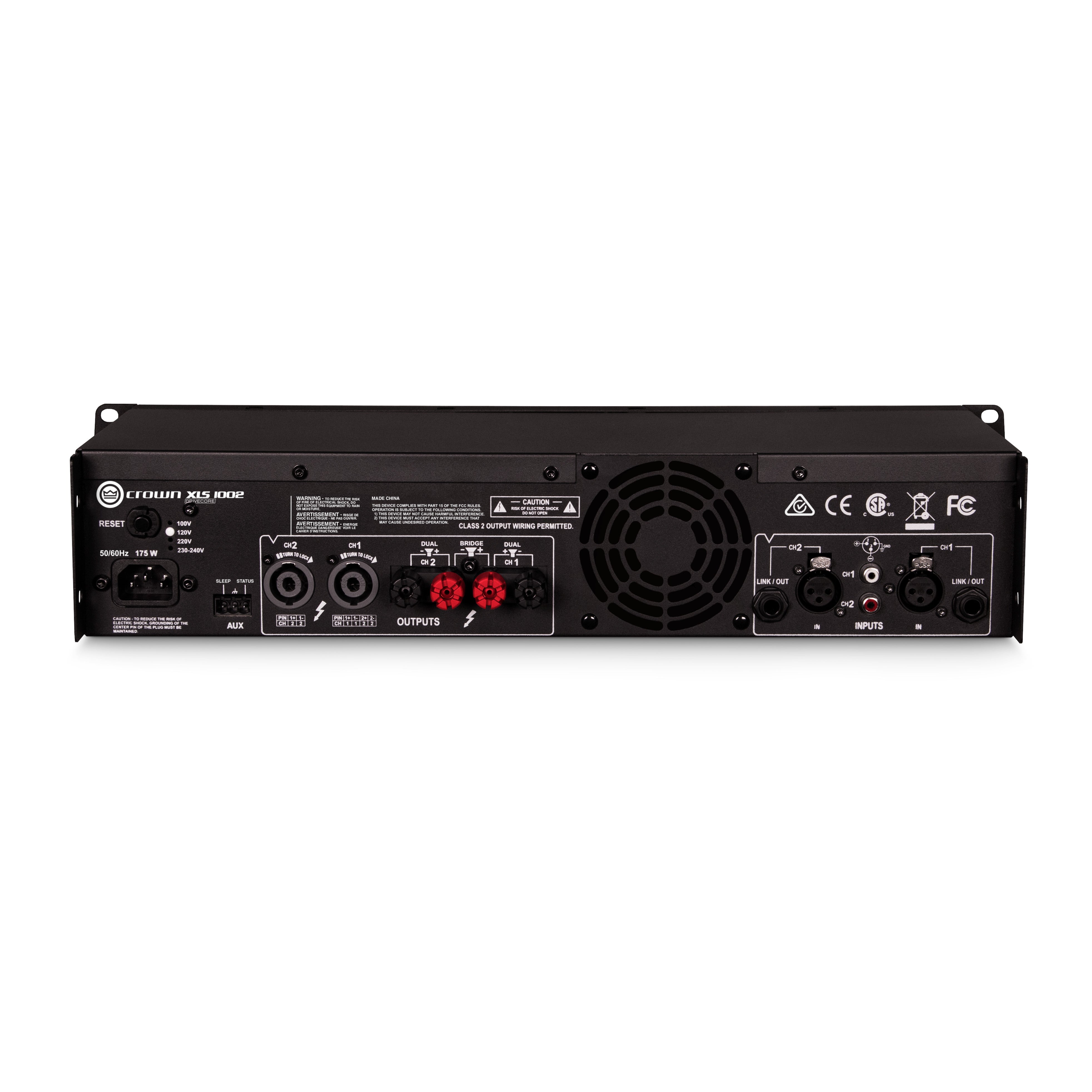 Crown DriveCore XLS 1002 PA versterker