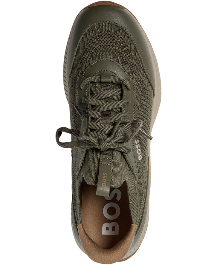 BOSS TTNM EVO_Slon_kntlt Dark green