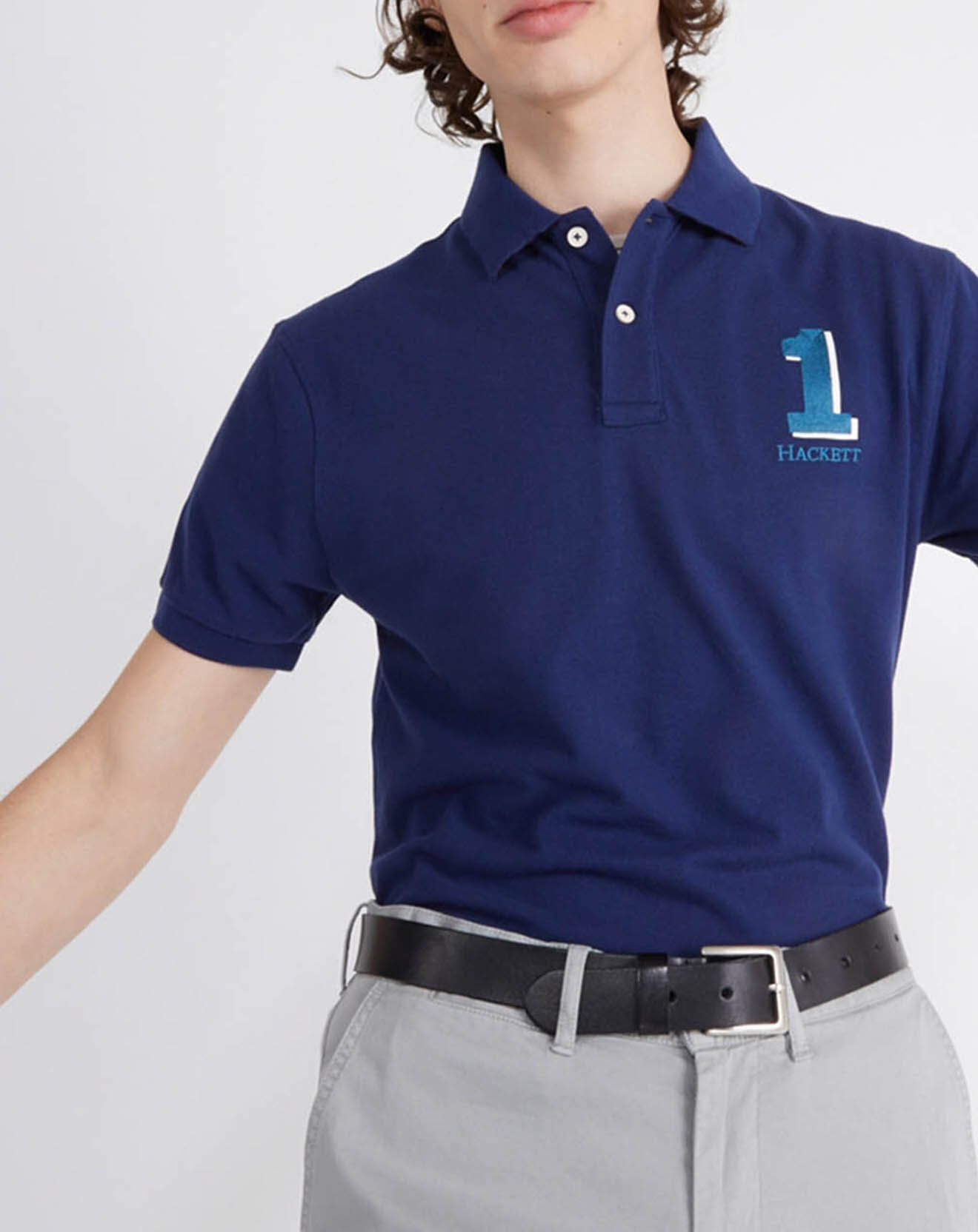 Hackett London Polo Regular Fit Numéro 1 bleu marine