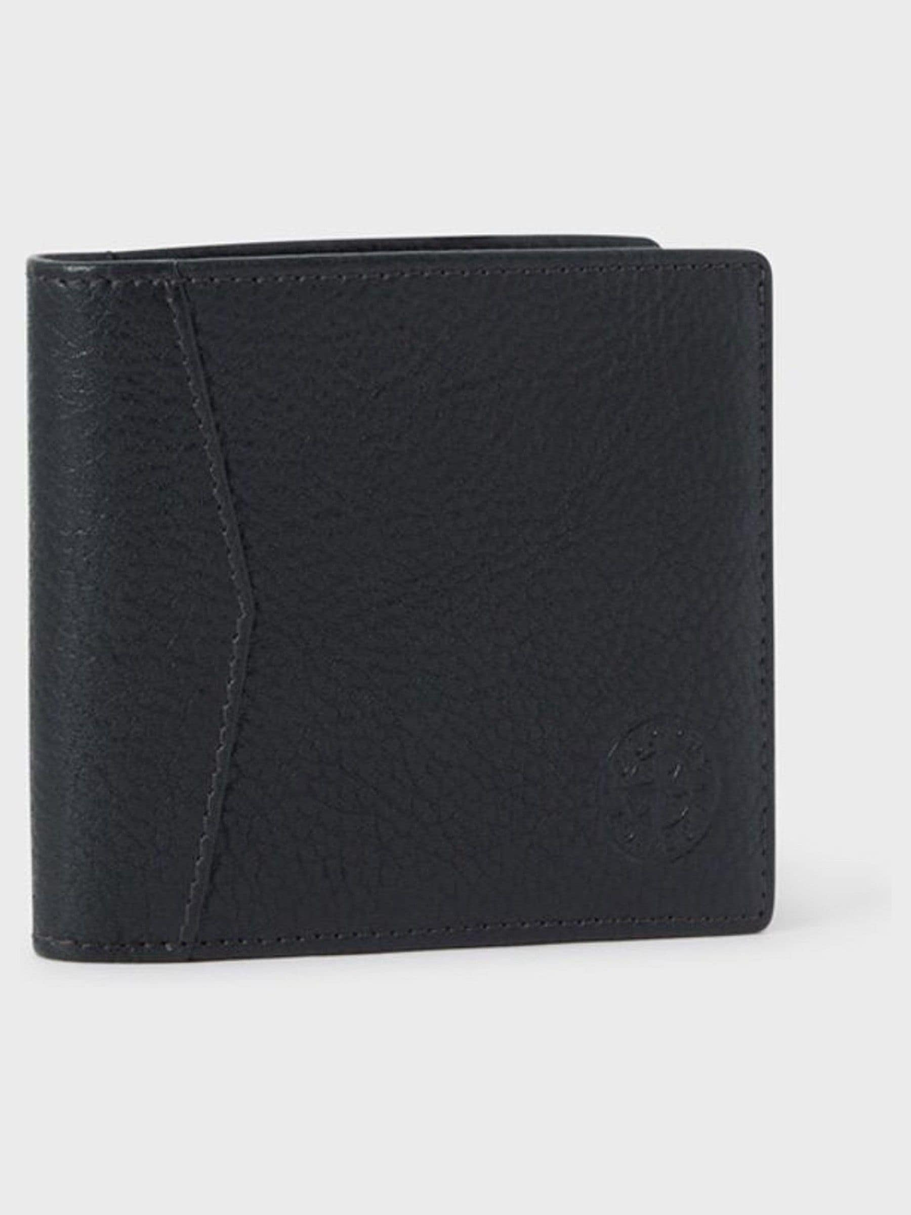Zwart - Osprey London - The Compass zwarte leren pasjeshouder