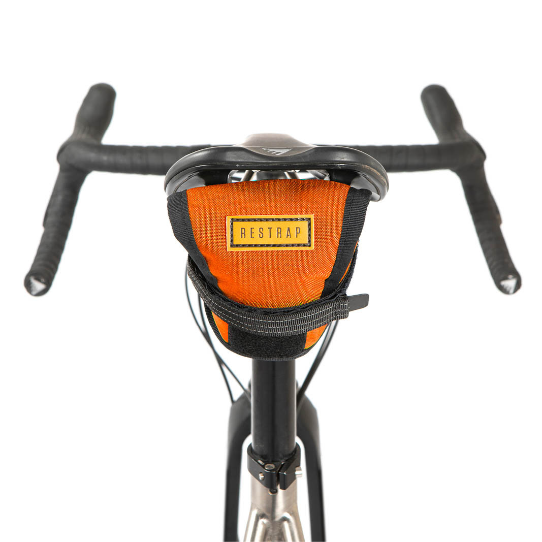 Restrap Sadeltaske, 0,6 Liter, Orange