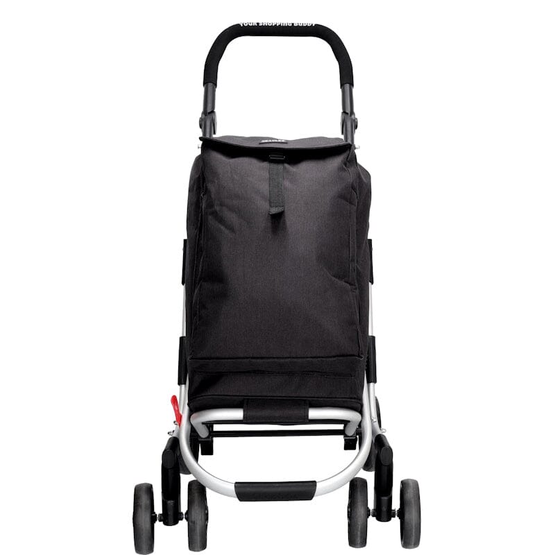 Beagles Shop&Go Boodschappentrolley 4-Wielen Zwart