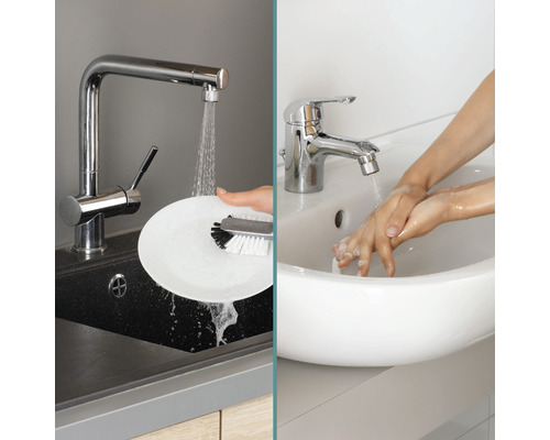 EASYmaxx beluchter voor waterbesparing, chroom 07938