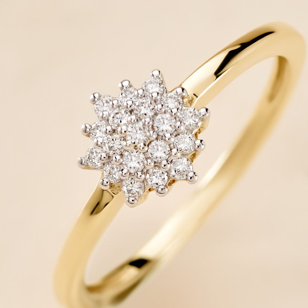 Bague Caliopee Or Jaune Diamant