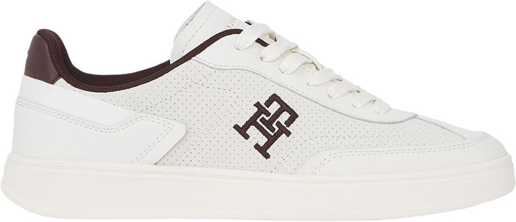 Tommy Hilfiger TH HERITAGE SNEAKER PERF White/burgundy velvet