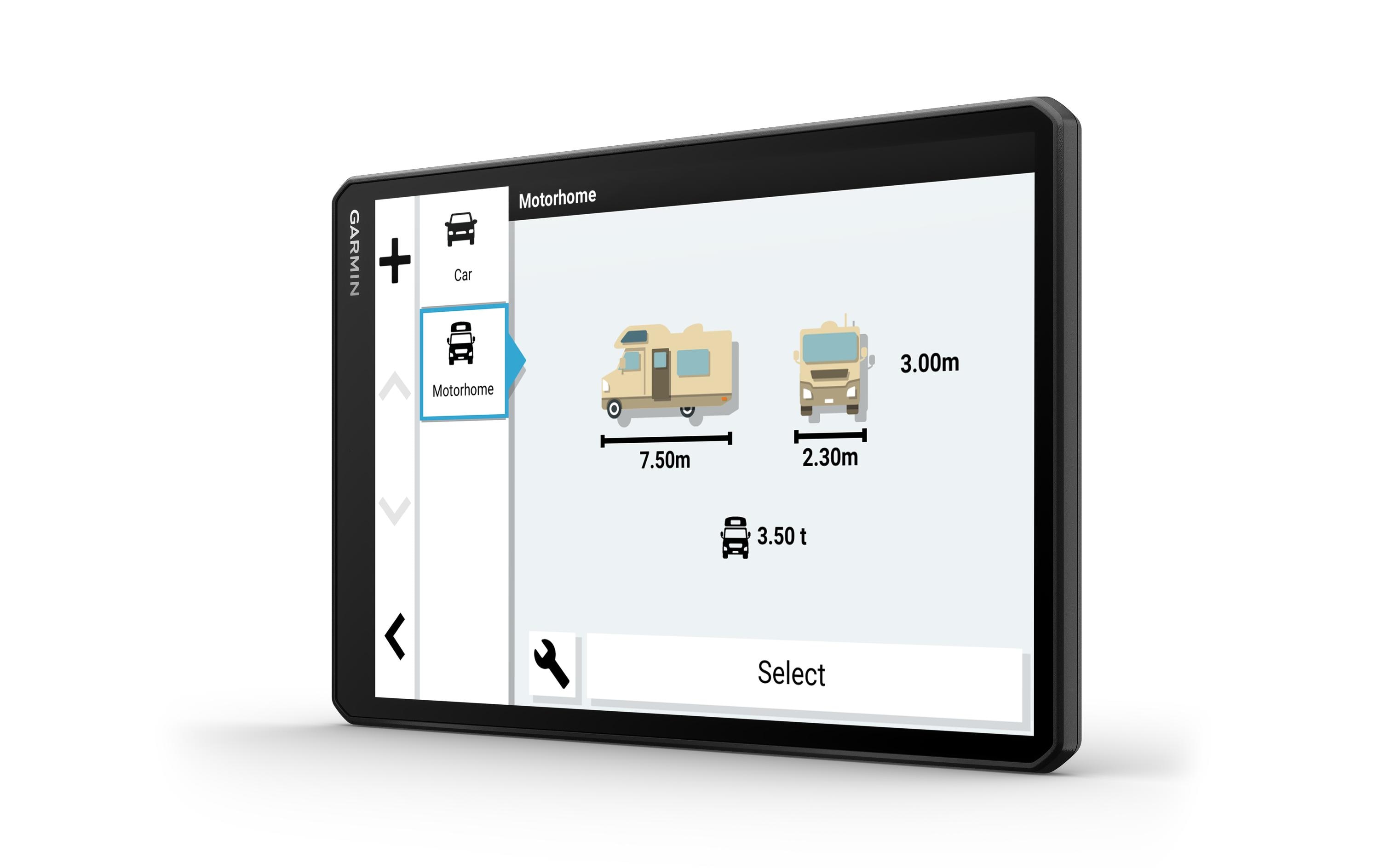 Navigationsgerät Camper 1095 MT-S<br>Camper-Navi mit 10.1-Zoll-Display