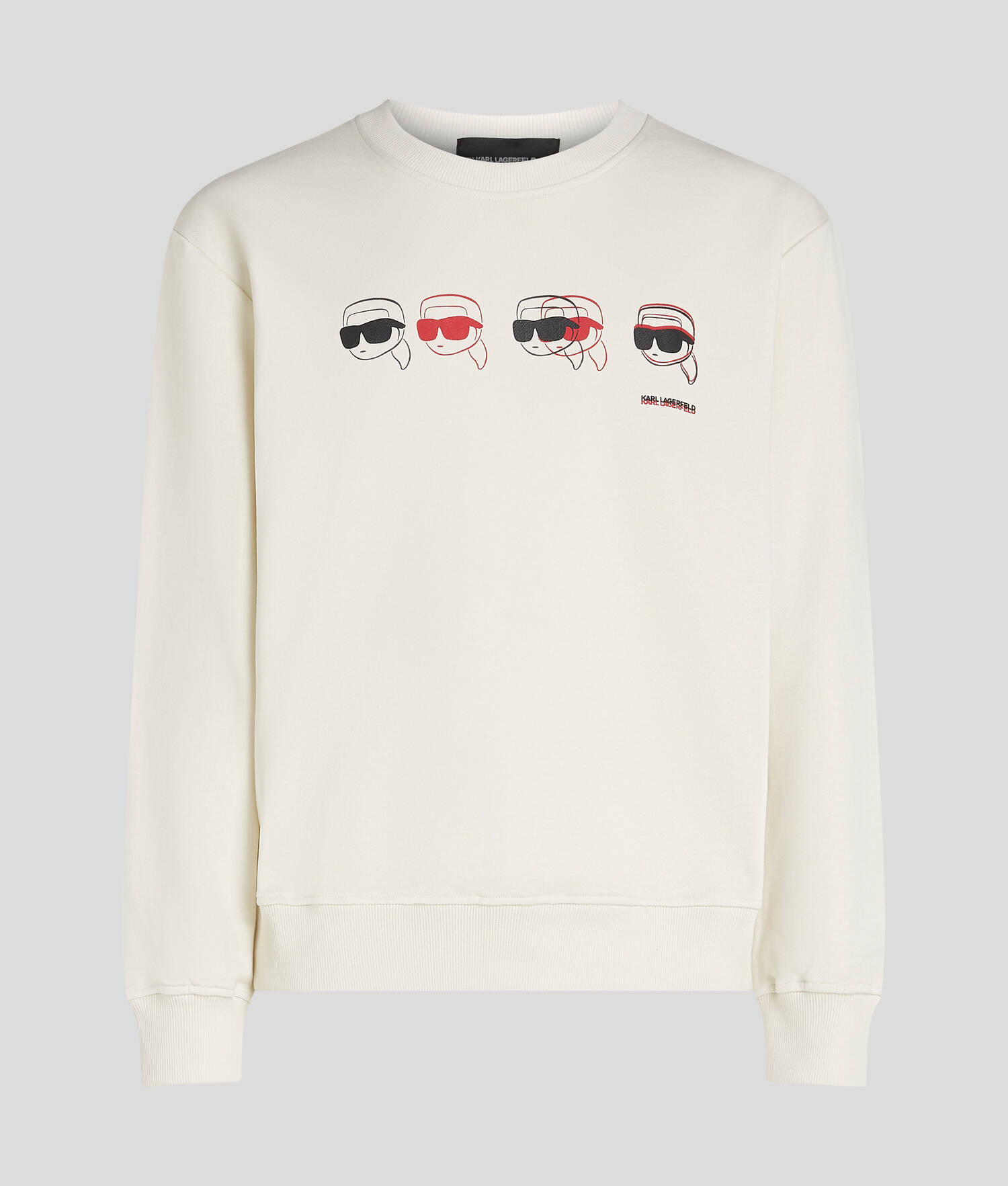 SWEAT-SHIRT GRAPHIQUE IKON - Crème Cannoli