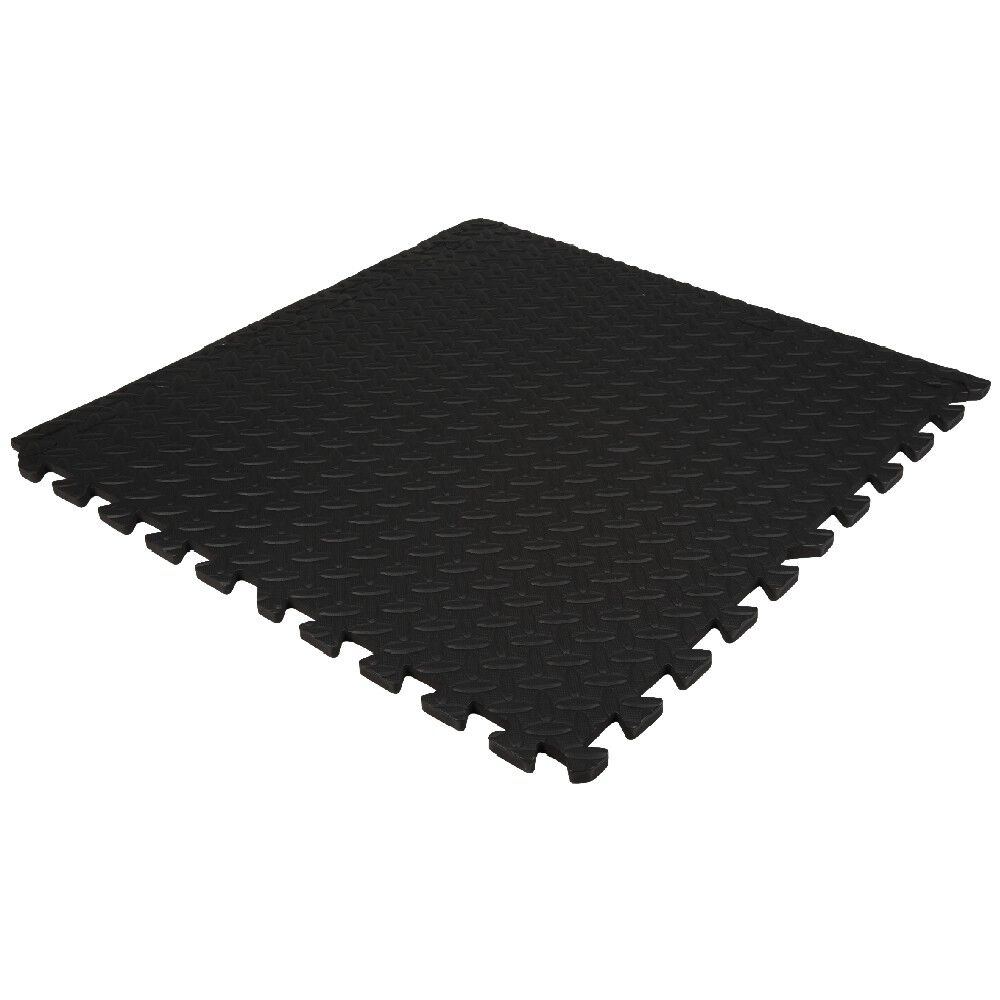 Lot de 4 dalles de protection pour spa mousse noir