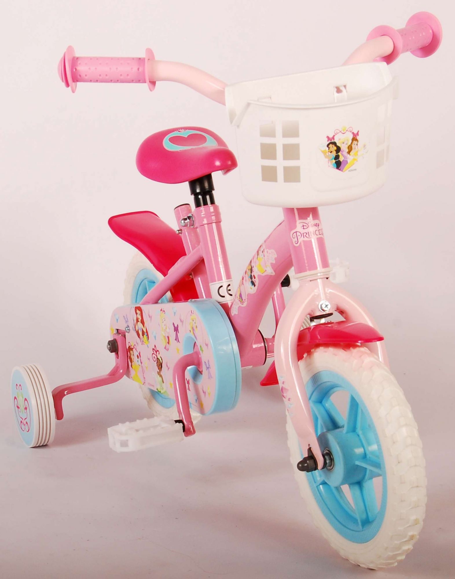 TPFSports Disney Princess Kinderfahrrad - Mädchen - 10 Zoll - Fester Gang - Rosa