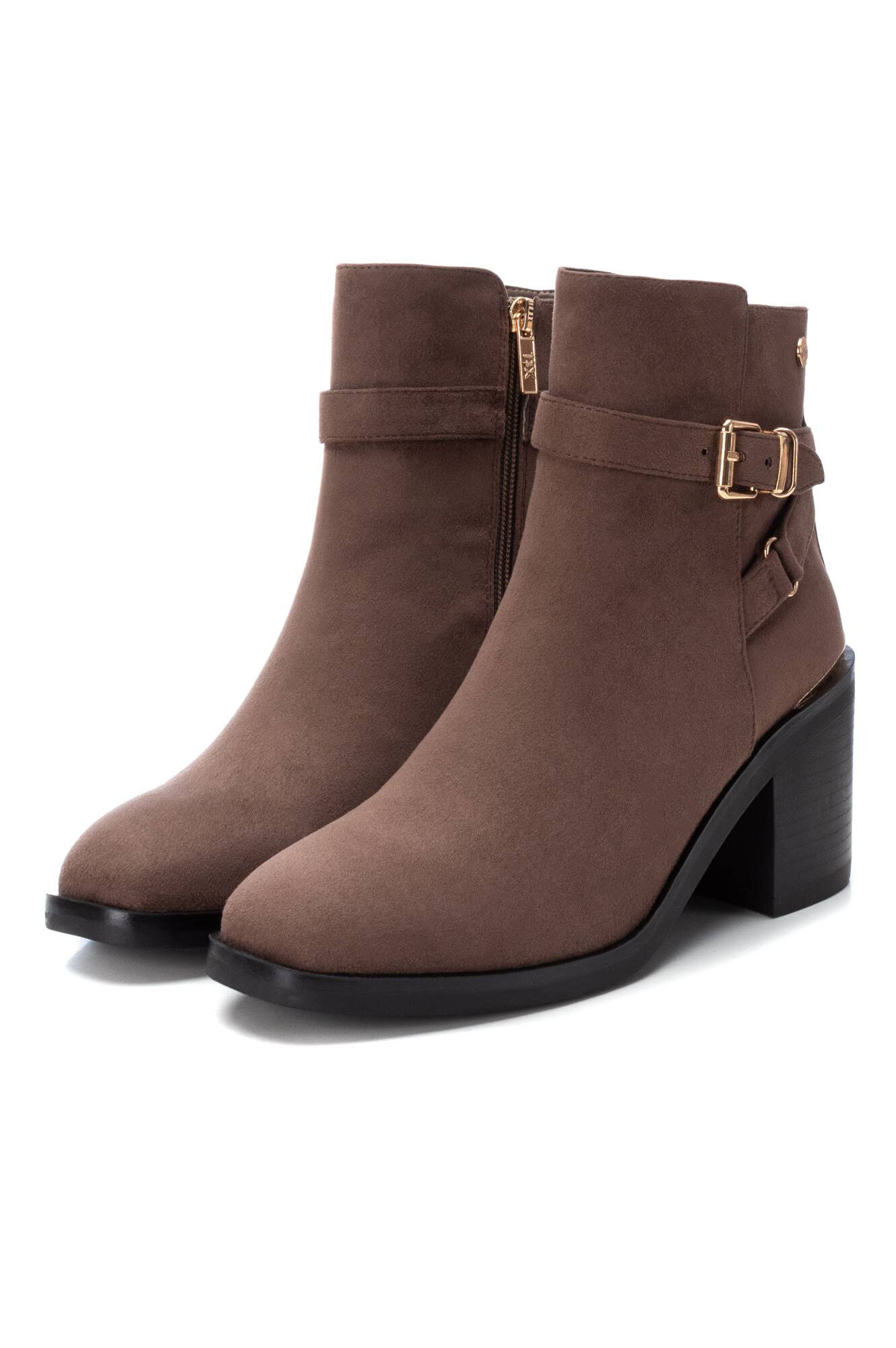 botas de camurça até o tornozelo para mulheres